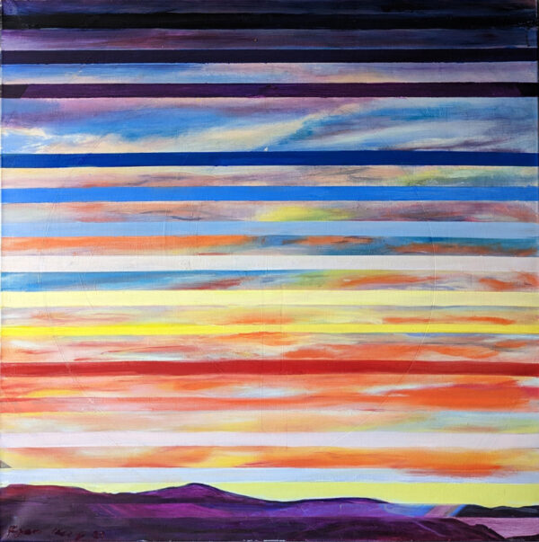 Sunset Through the Blinds (Sold)